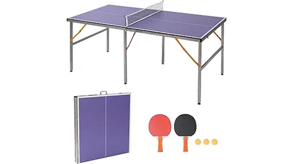 foldable ping pong set
