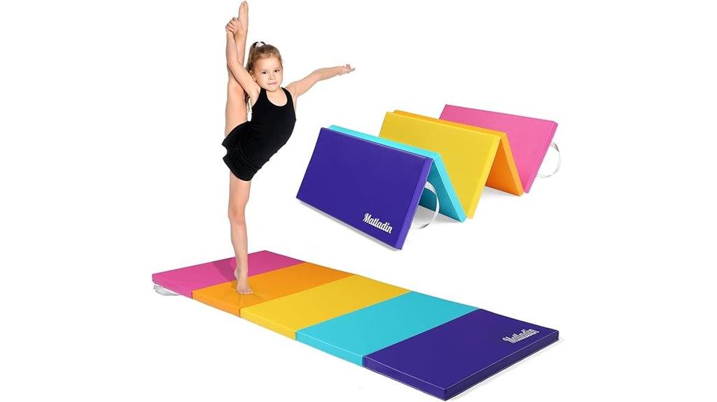 foldable pu leather gymnastics mat
