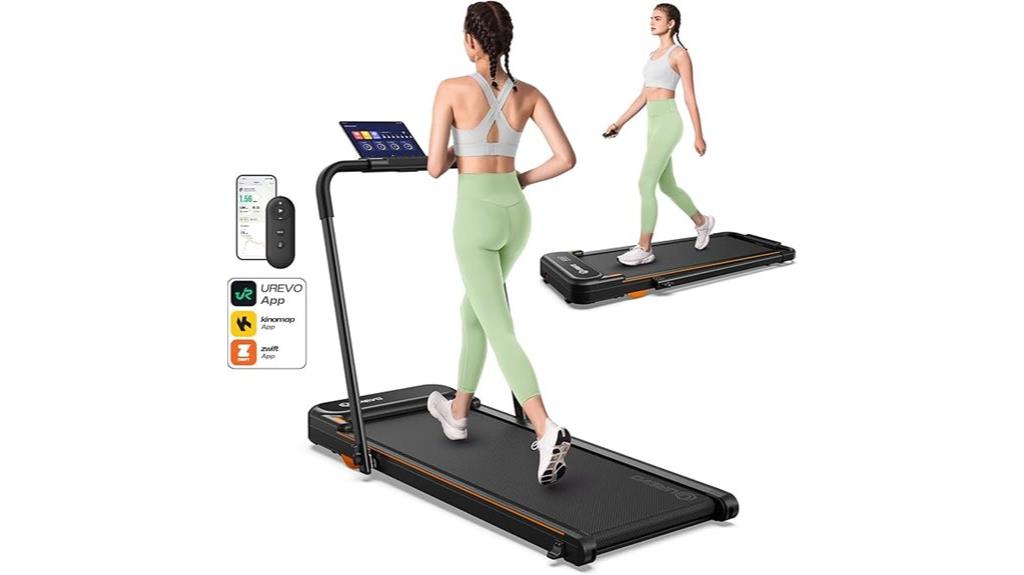 foldable treadmill with app