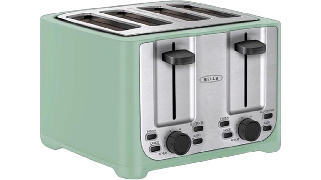 four slice auto shutoff toaster