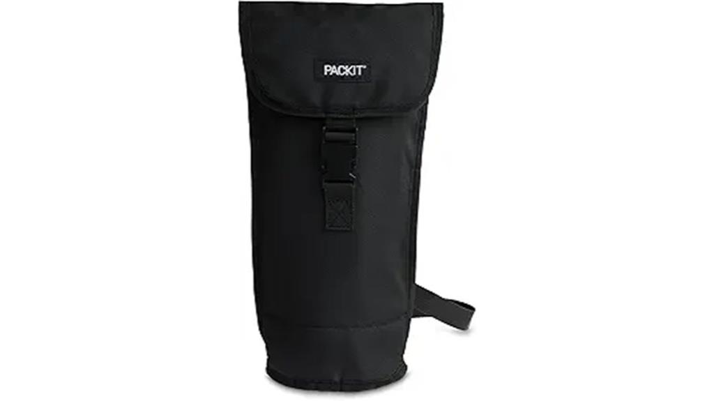 freezable black wine bag