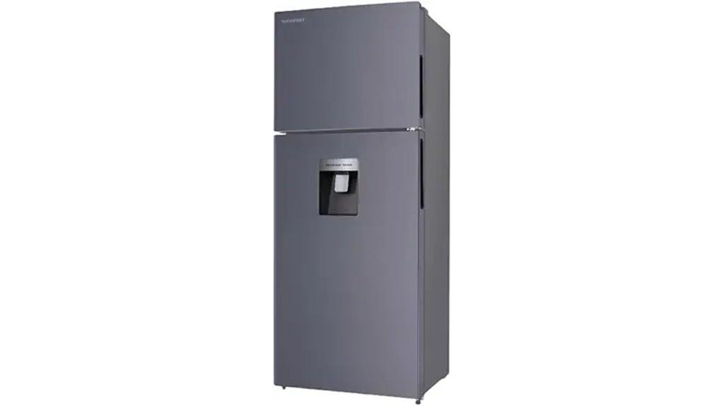 freezer with water dispenser