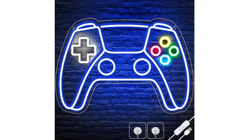 gaming room neon sign