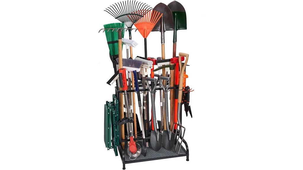 garden tool storage solution