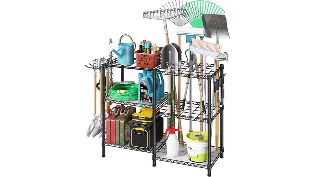 garden tool storage system