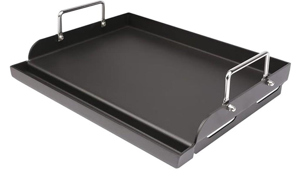 gas grill cast iron griddle