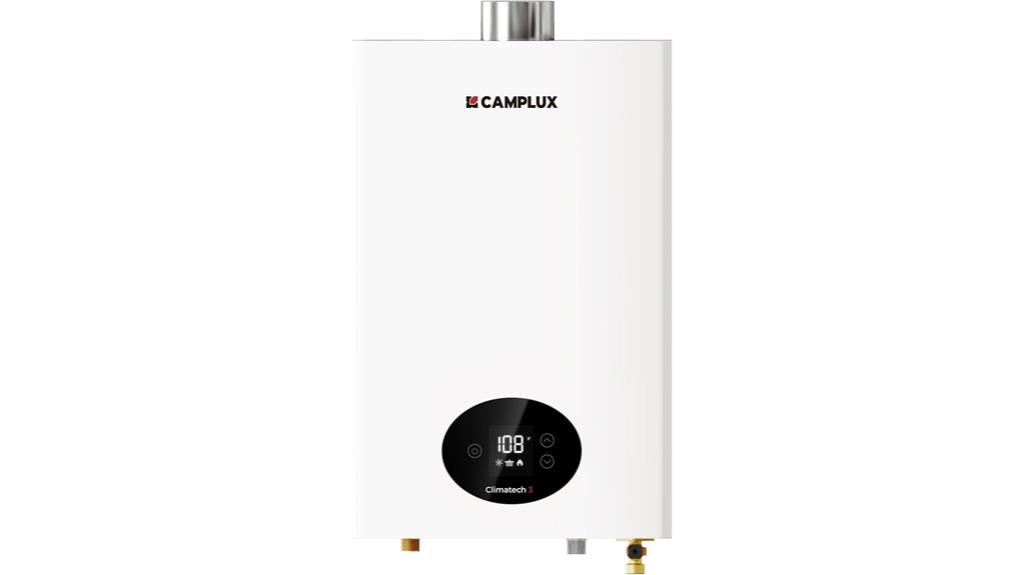 gas powered tankless water heater