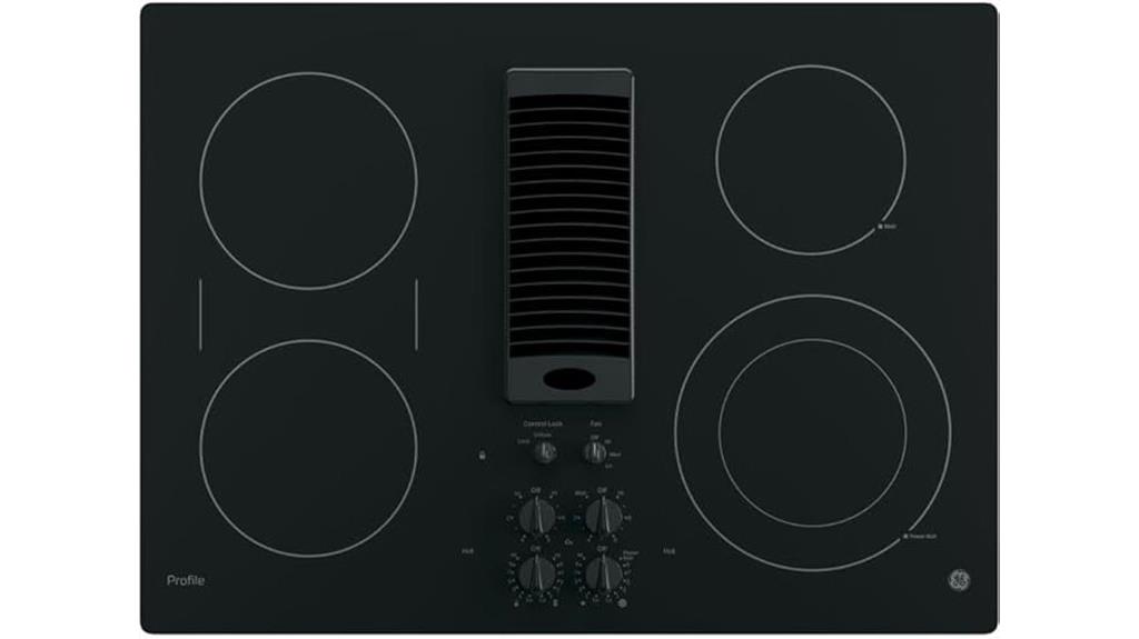 ge 4 burner electric cooktop