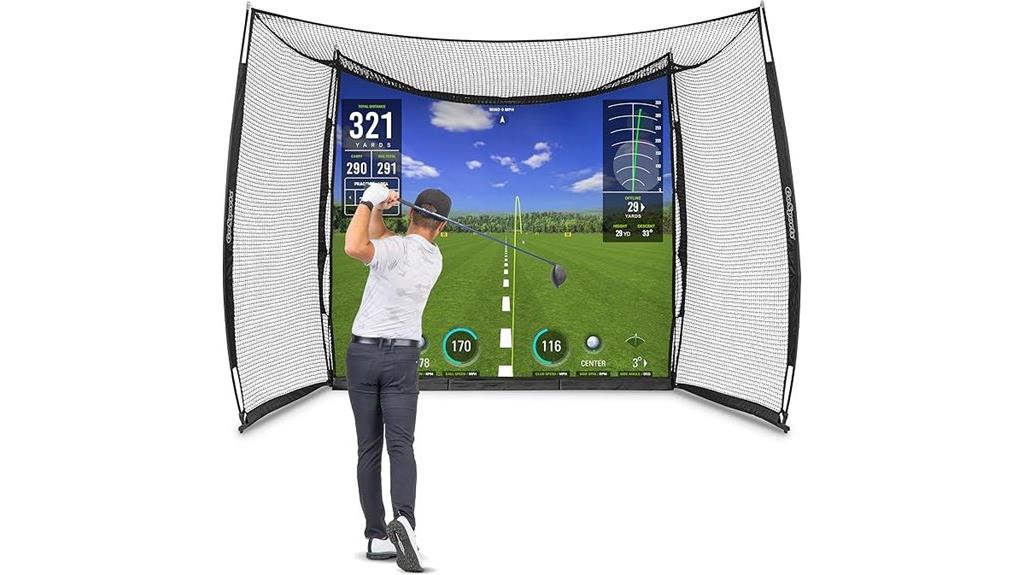 golf hitting net cage