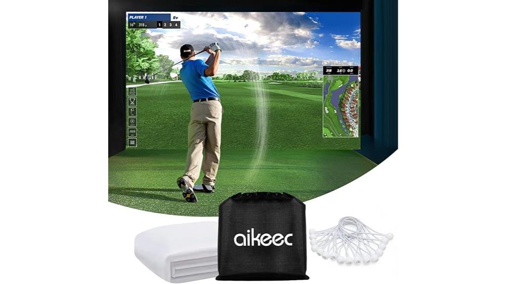 golf simulator impact screen