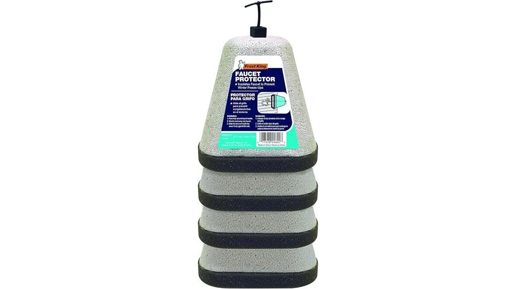 grey foam faucet cover