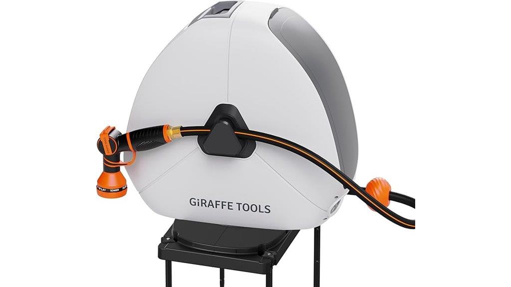 ground mounted hose reel