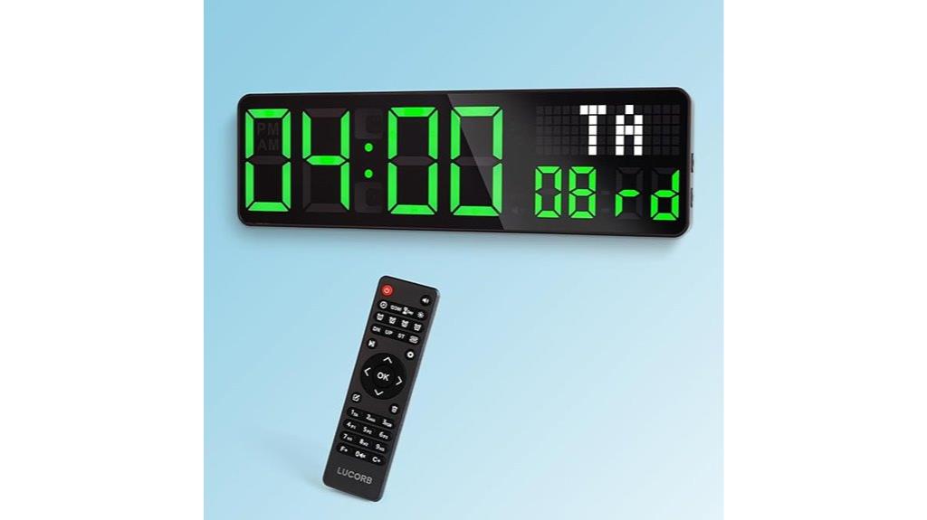 gym digital wall clock