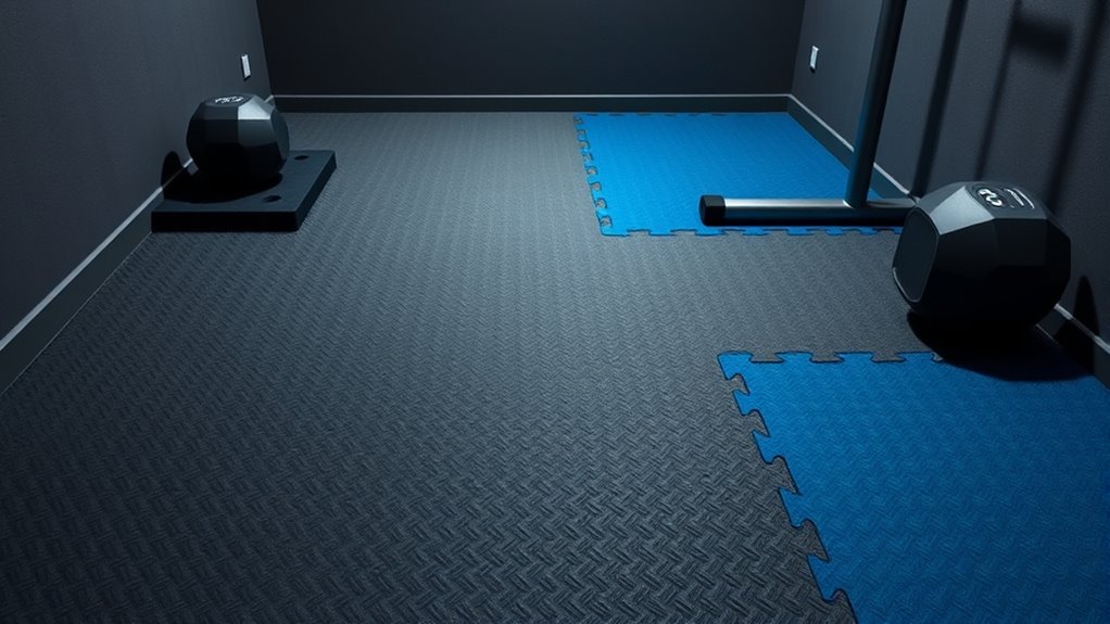 gym flooring material selection