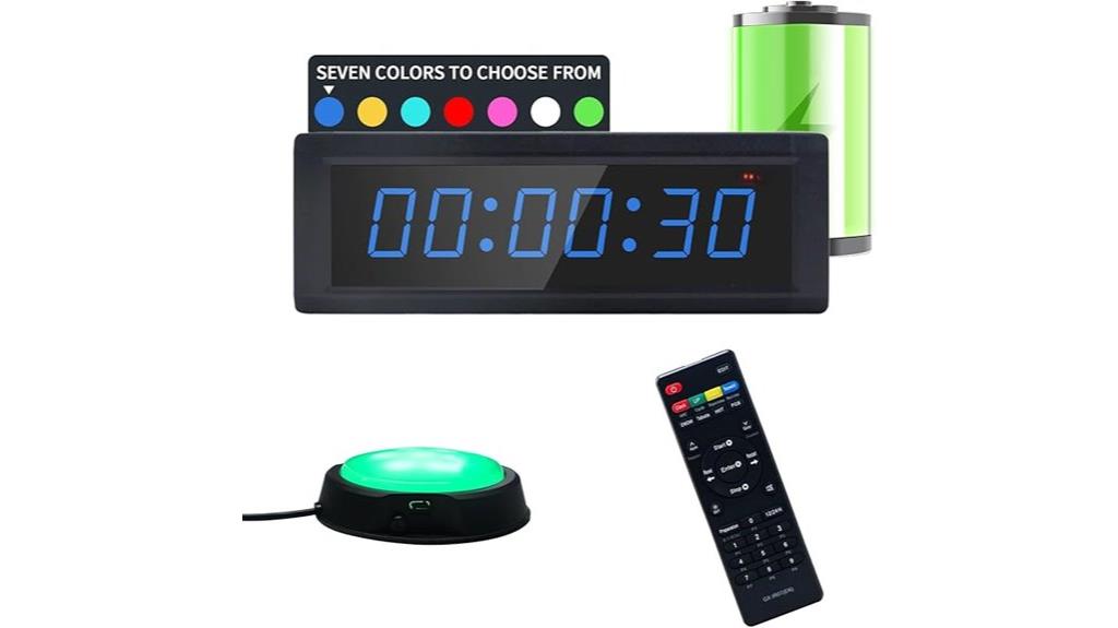 gym timer with remote