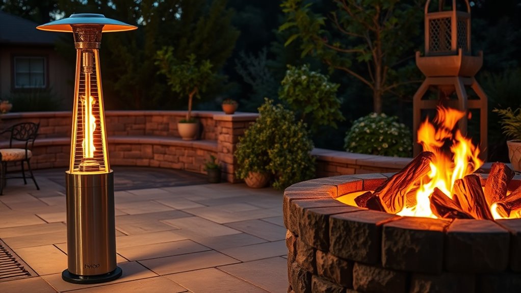 heaters versus fire pits