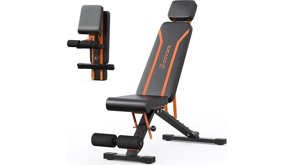 heavy duty adjustable weight bench