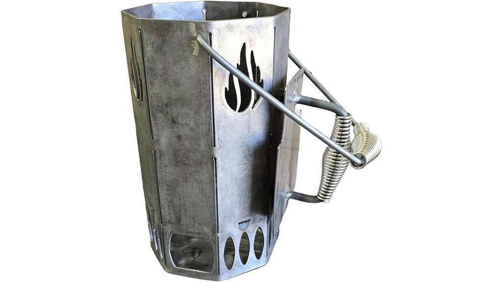 heavy duty charcoal chimney