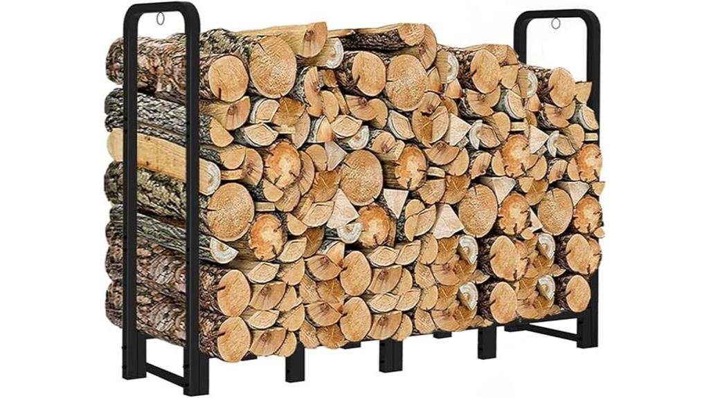heavy duty firewood stand