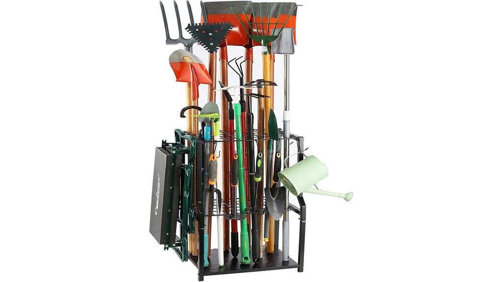 heavy duty garden tool rack