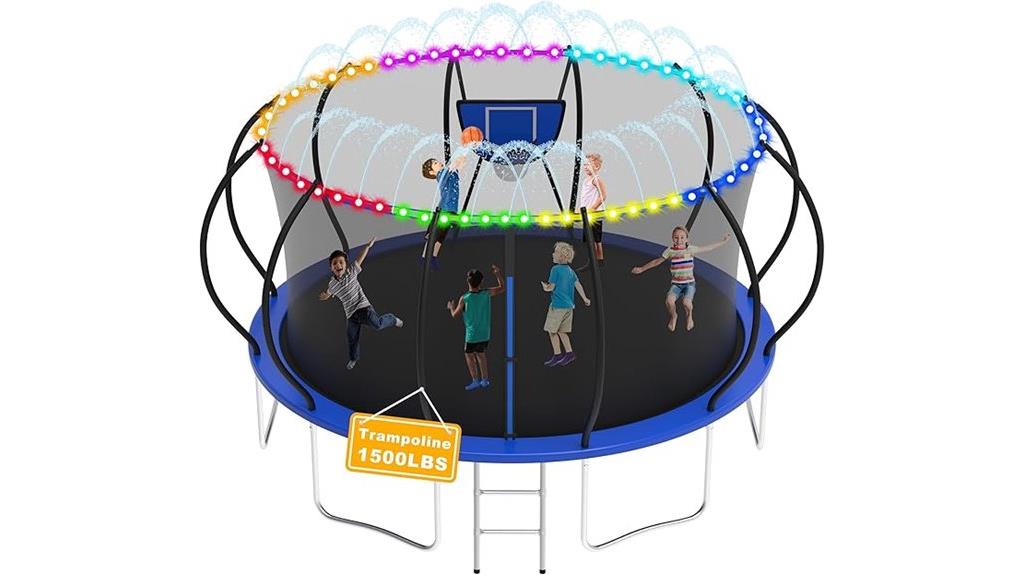 heavy duty outdoor trampoline