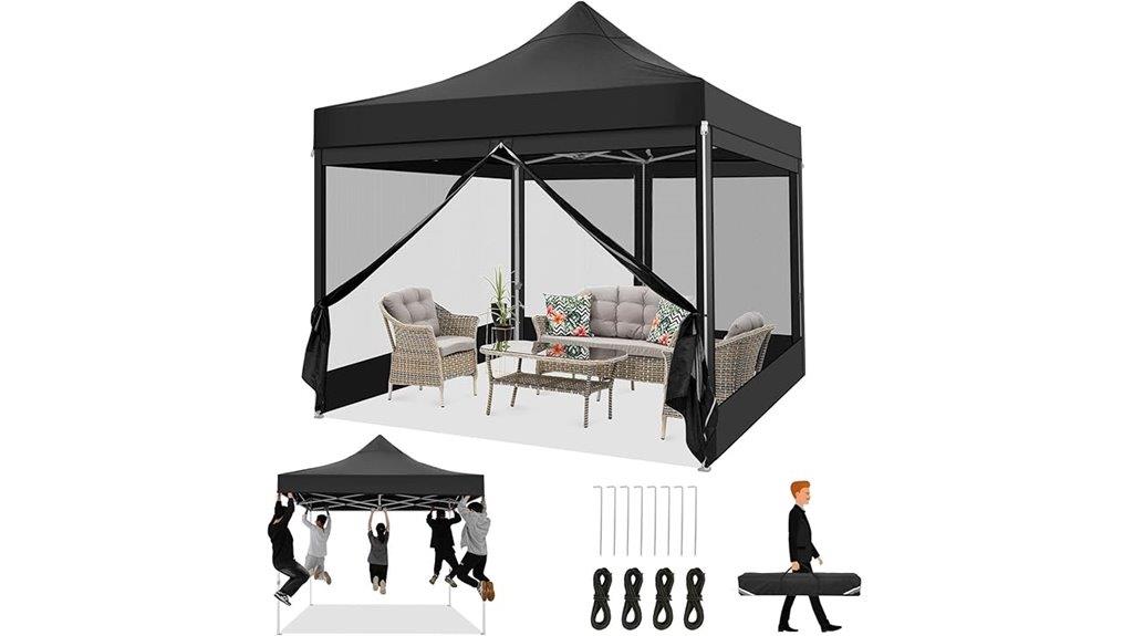 heavy duty pop up canopy