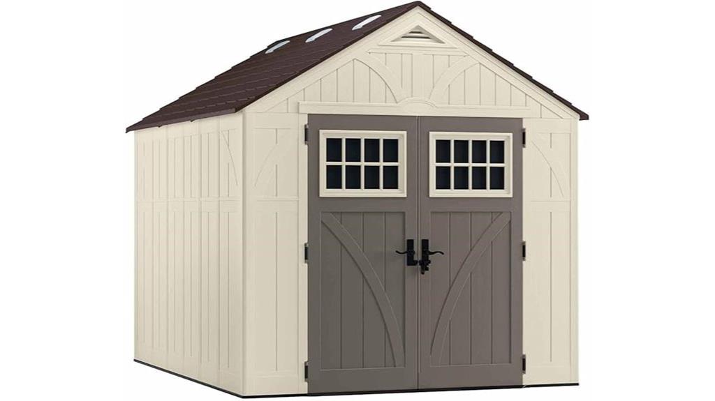 heavy duty resin storage shed