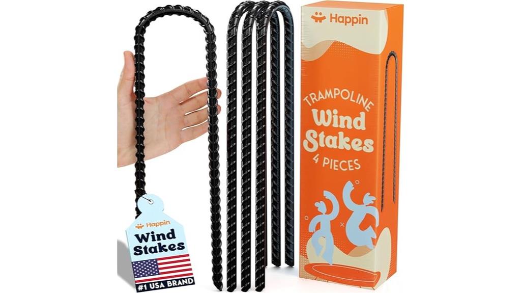 heavy duty trampoline stakes