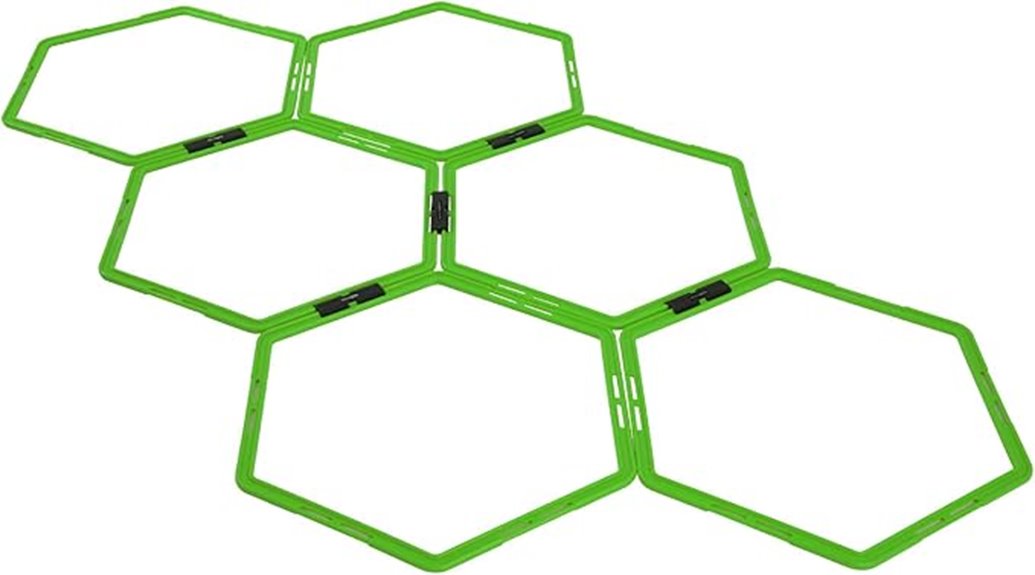 hexagon footwork training rings