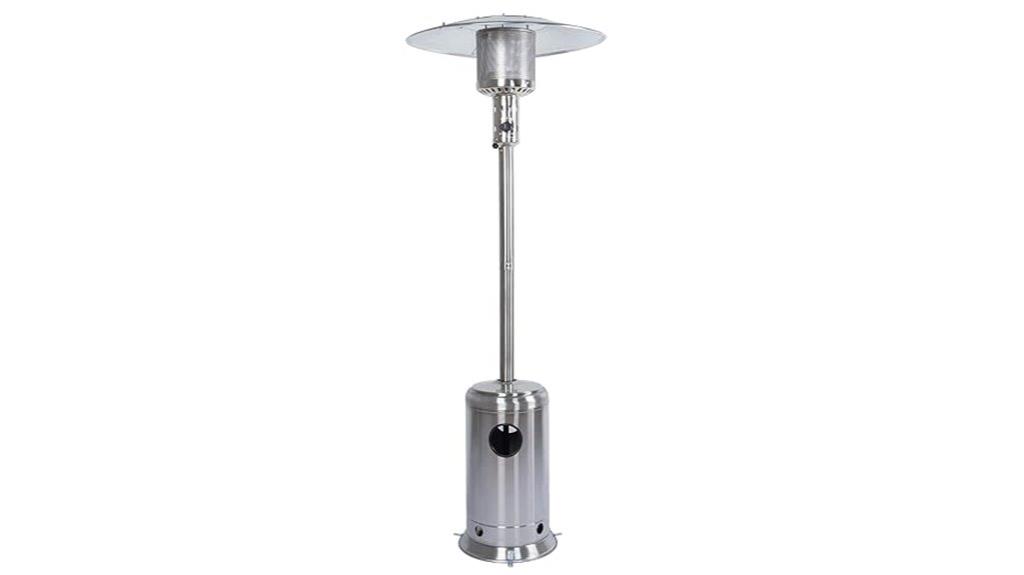 high btu stainless patio heater