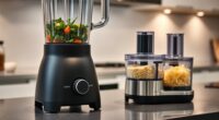 high end blenders vs food processors