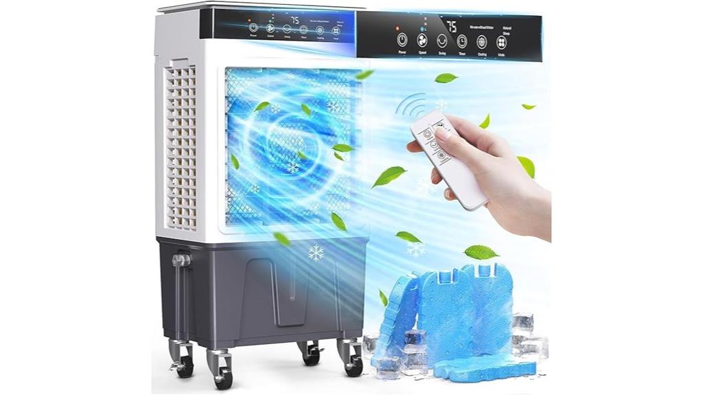 high flow evaporative cooler