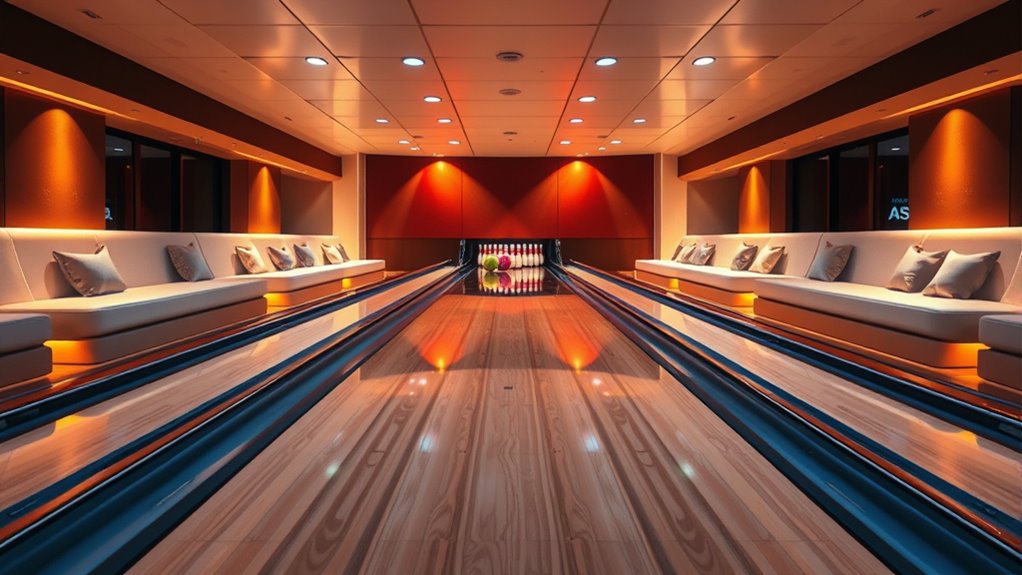 home bowling alley costs