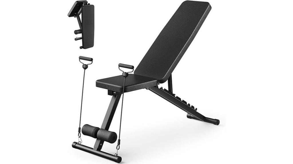 home gym adjustable bench