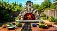 home outdoor pizza cooking