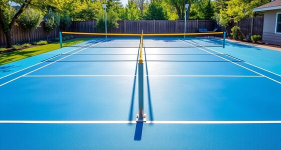 home pickleball court setup