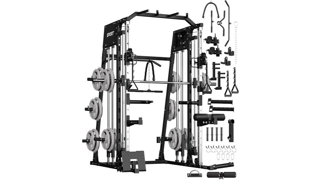 home smith machine squat rack