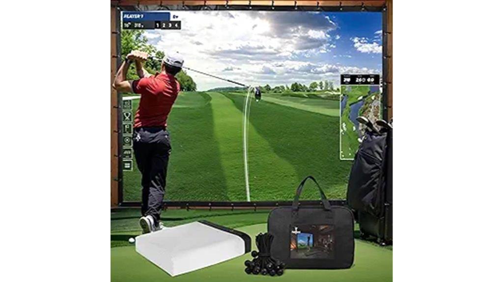 indoor golf impact screen