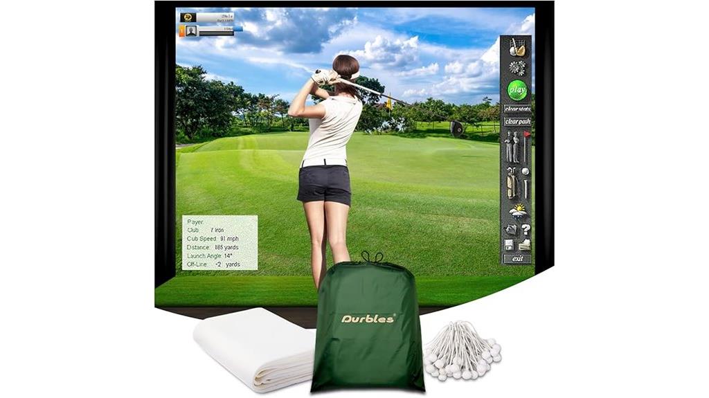 indoor golf impact screen
