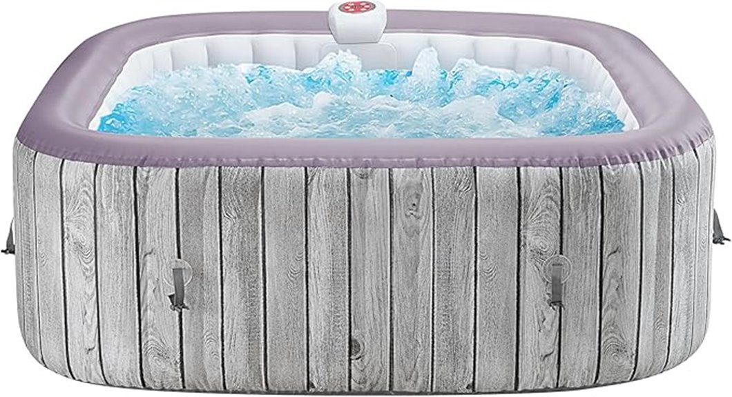 inflatable hot tub