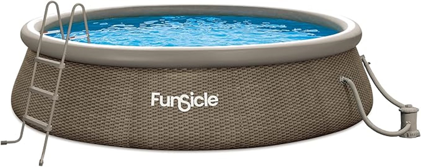inflatable pool set