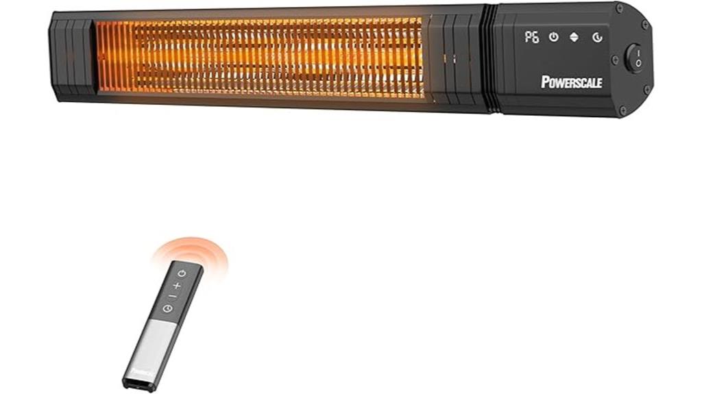 infrared heater with timer