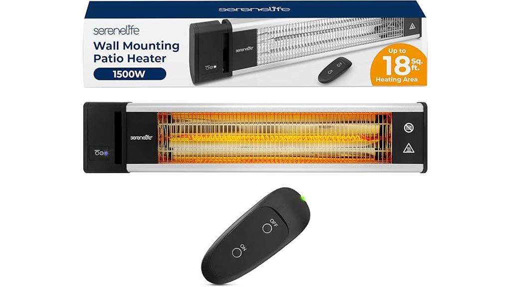 infrared patio heater remote