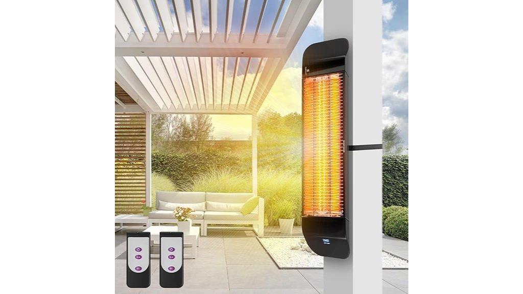 infrared patio heater remote
