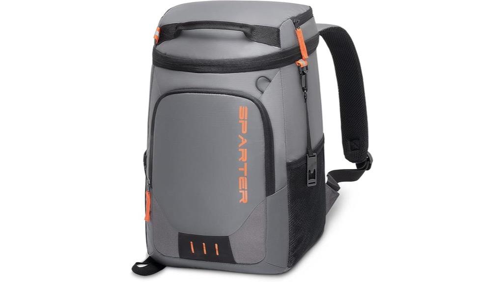 insulated compartments backpack cooler