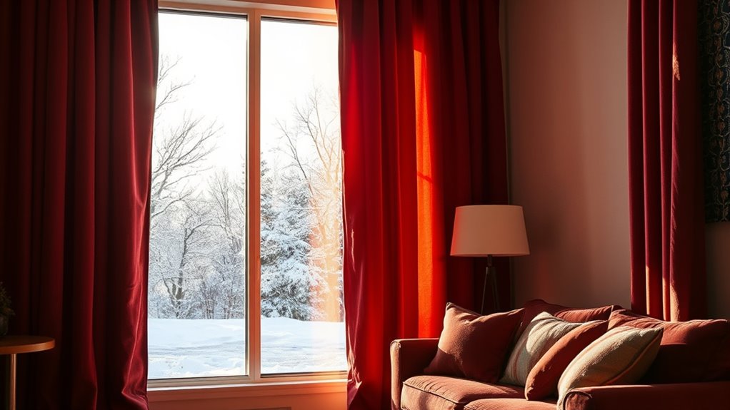 insulated curtains improve efficiency