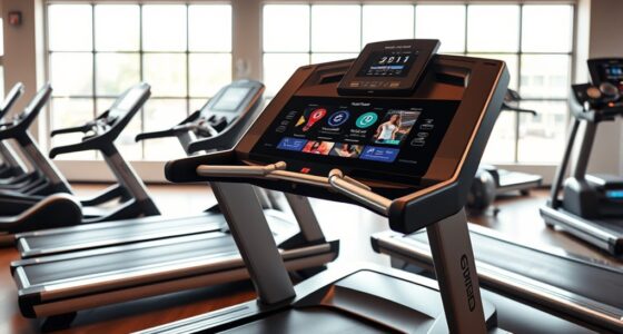 interactive display treadmill options