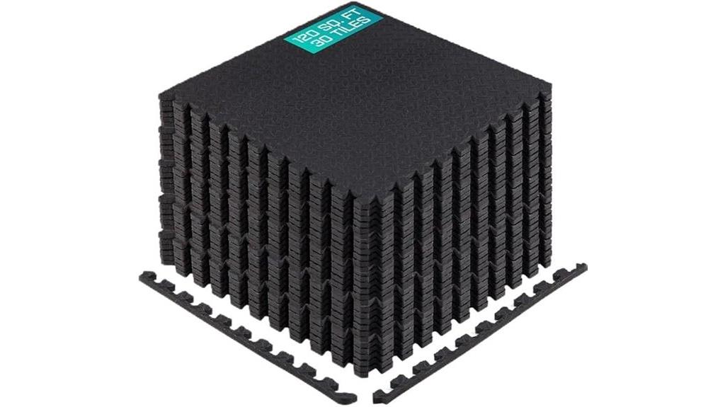interlocking foam exercise mat