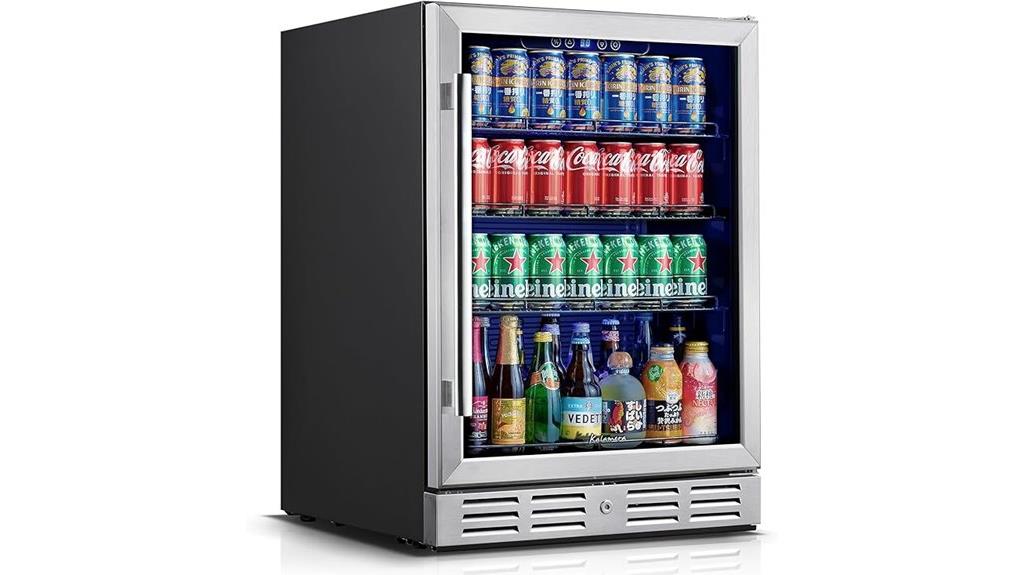 kalamera 24 inch beverage refrigerator