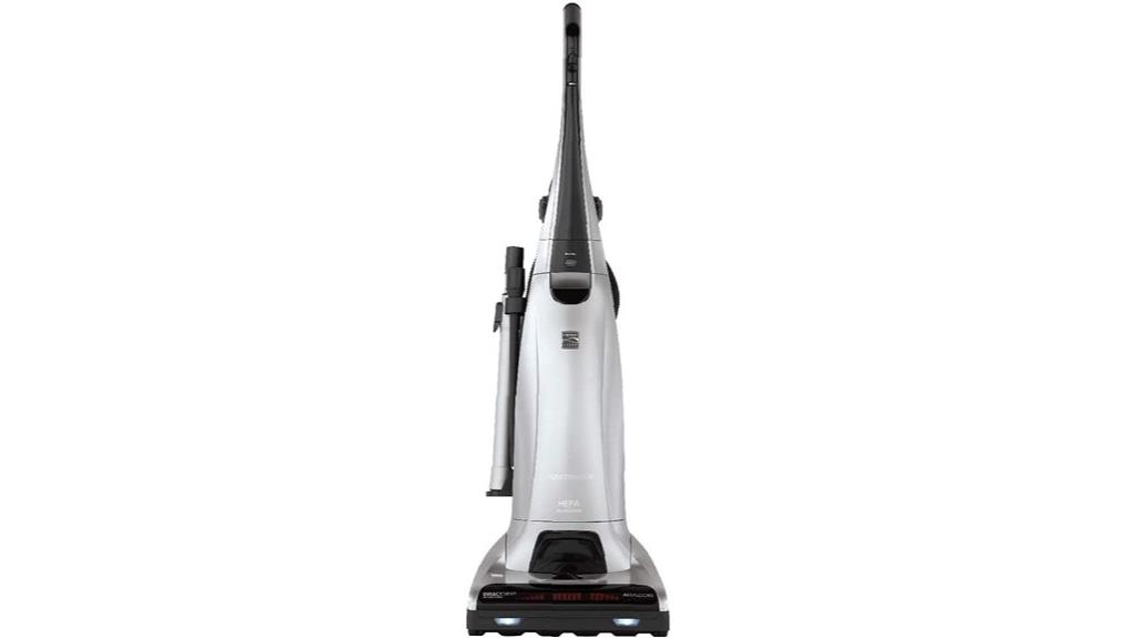 kenmore upright vacuum silver